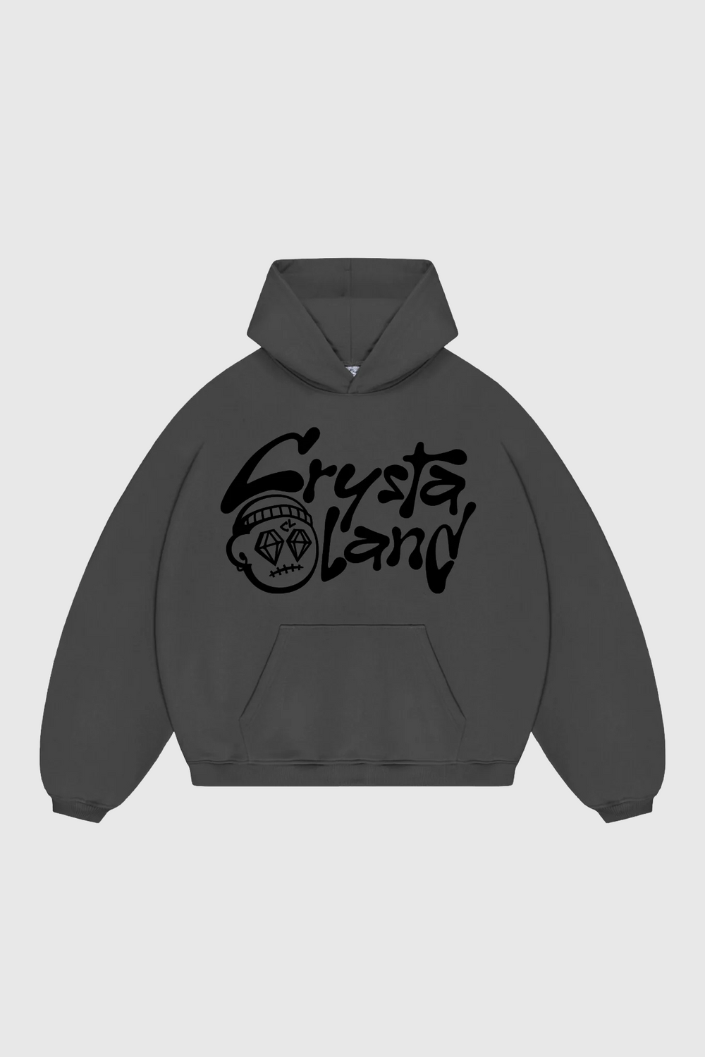 CRYSTALAND SHADOW GREY HOODIE