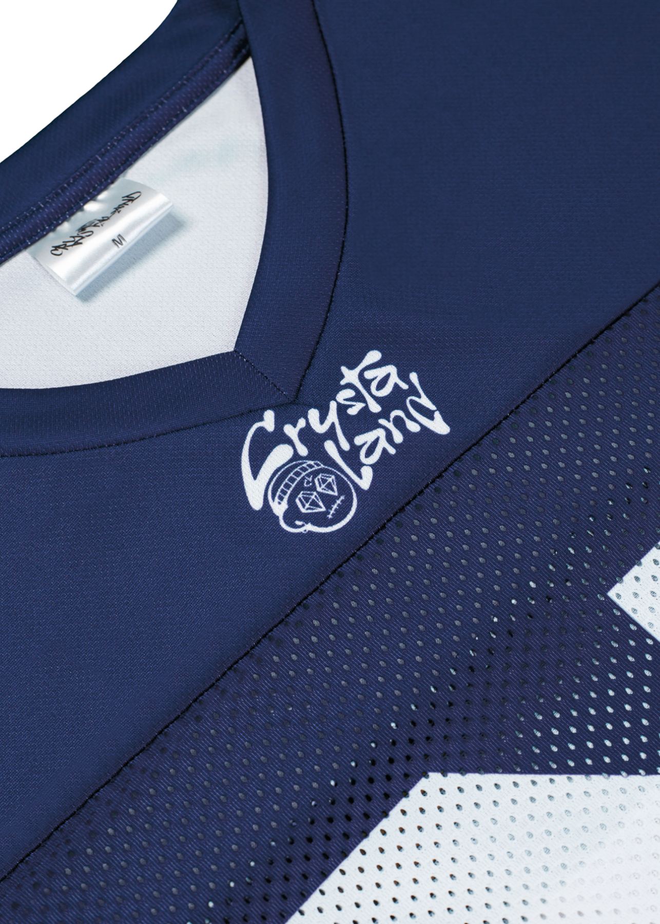 CRYSTALAND NAVY JERSEY
