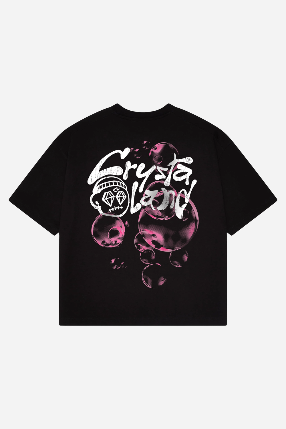 CRYSTALAND BUBBLE BLACK T-SHIRT