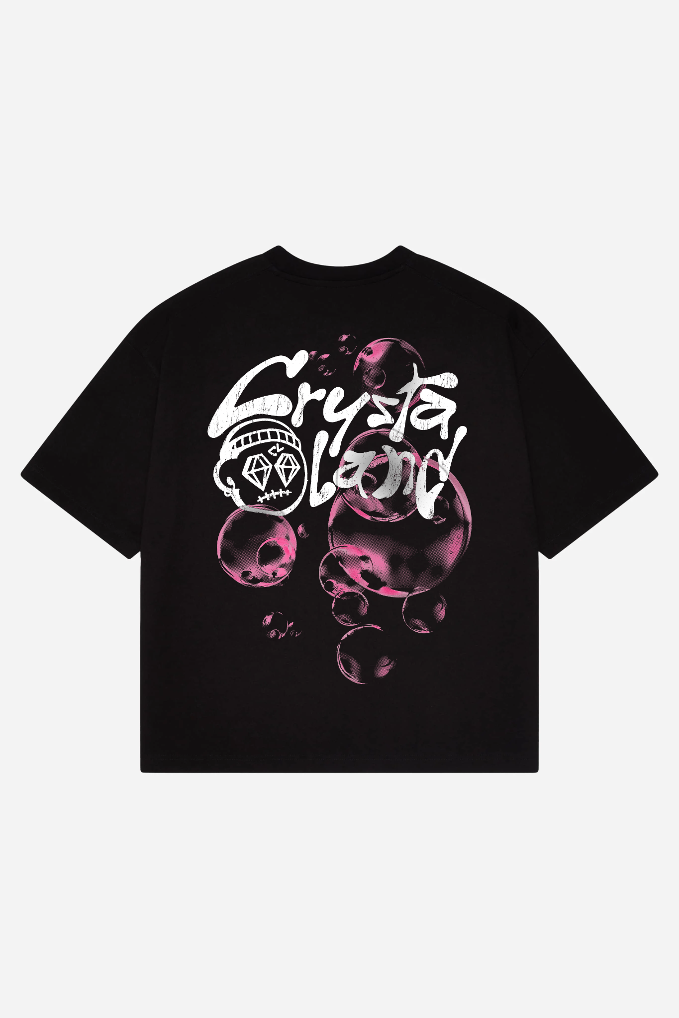 CRYSTALAND BUBBLE BLACK T-SHIRT