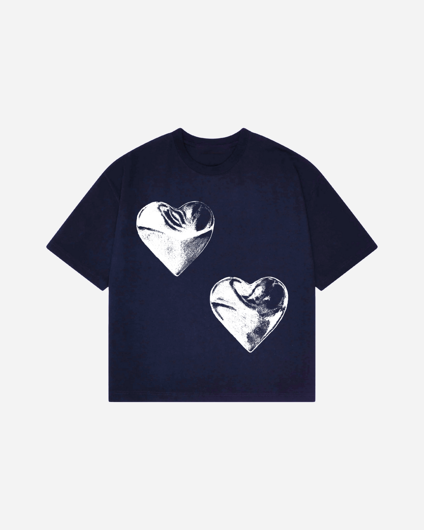 CRYSTALAND HEART NAVY T-SHIRT