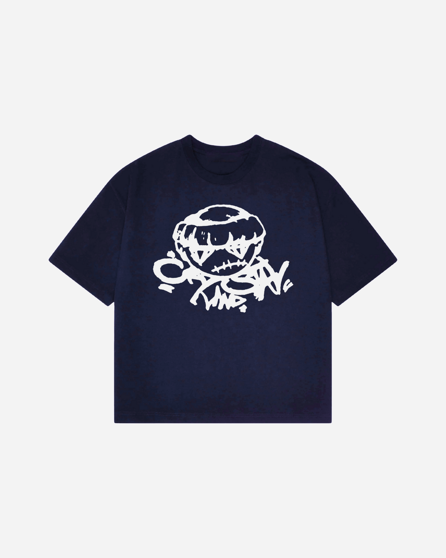 CRYSTALAND THUG NAVY T-SHIRT