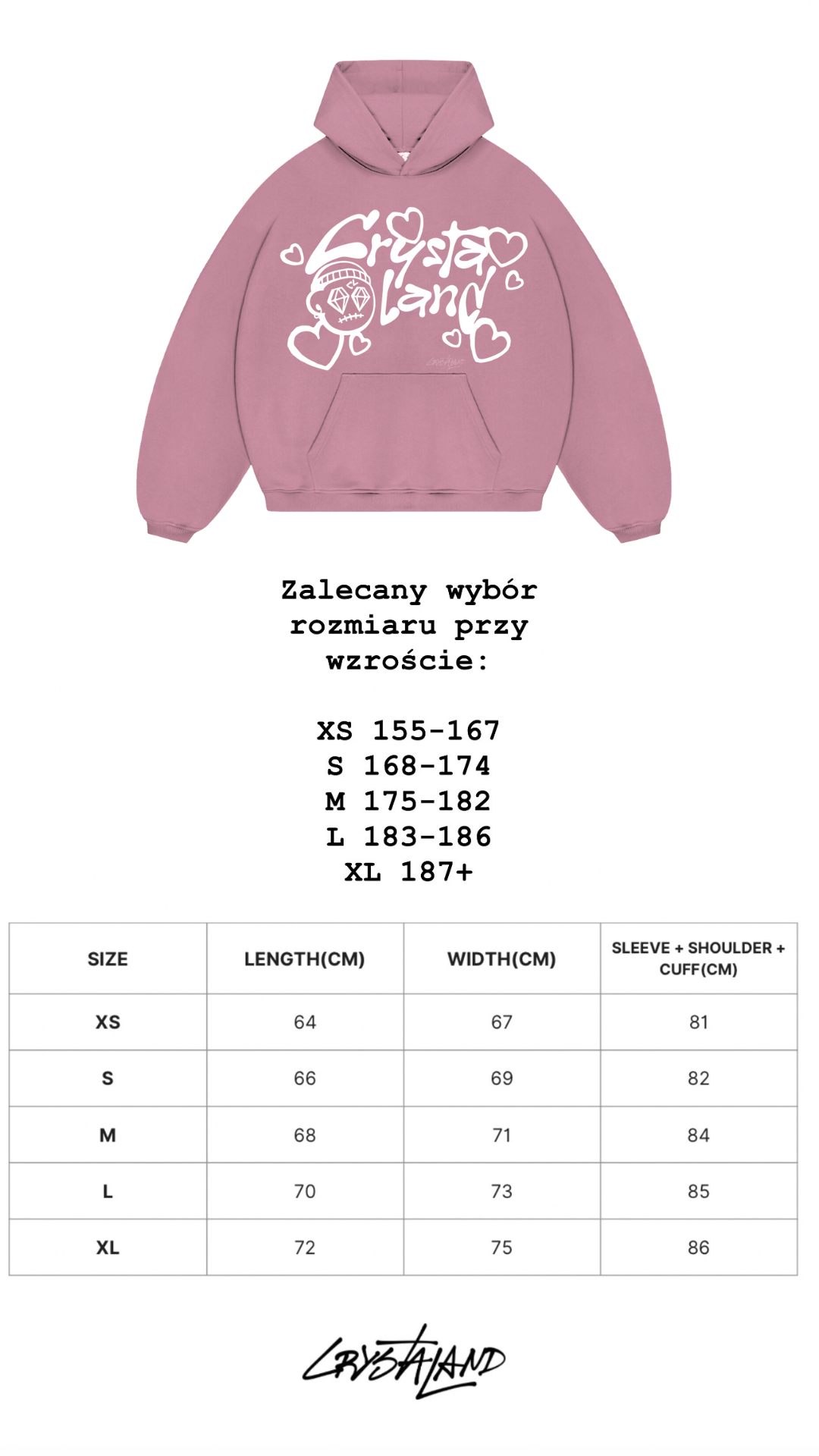 CRYSTALAND VALENTINE'S DAY ROSE HOODIE