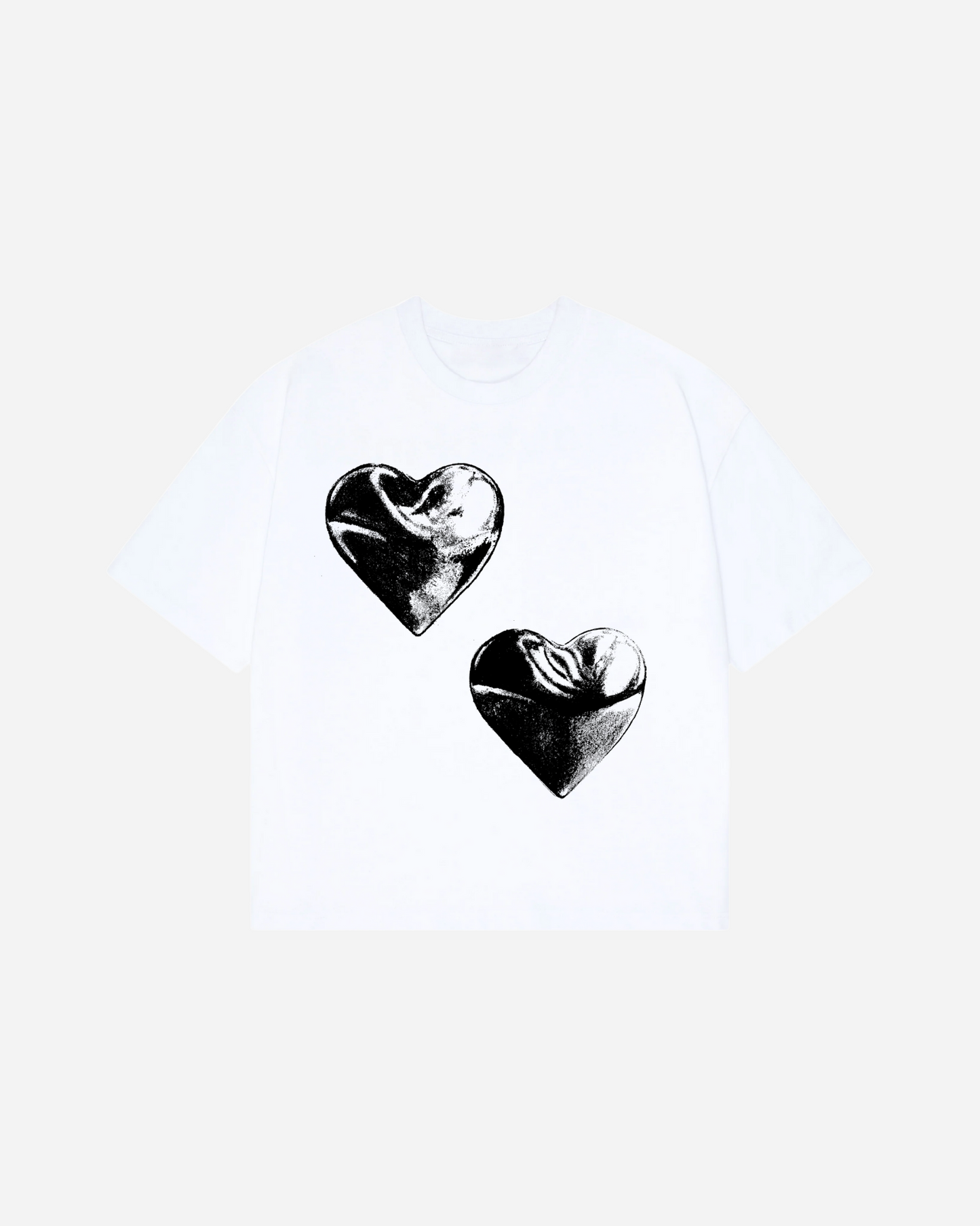 CRYSTALAND HEART WHITE T-SHIRT
