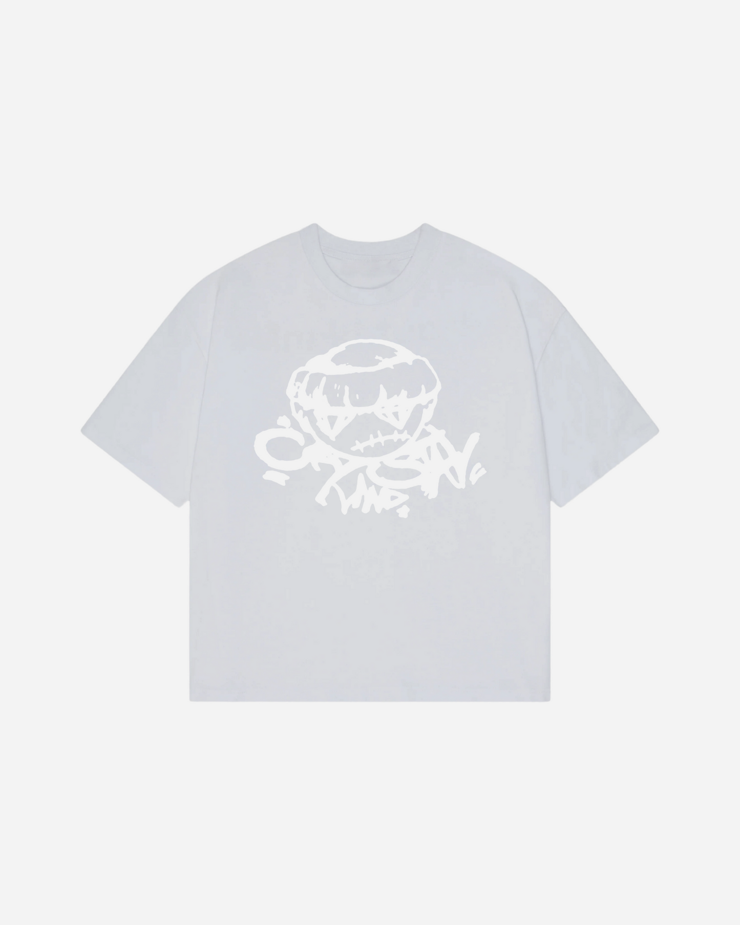 CRYSTALAND THUG SILVER GREY T-SHIRT