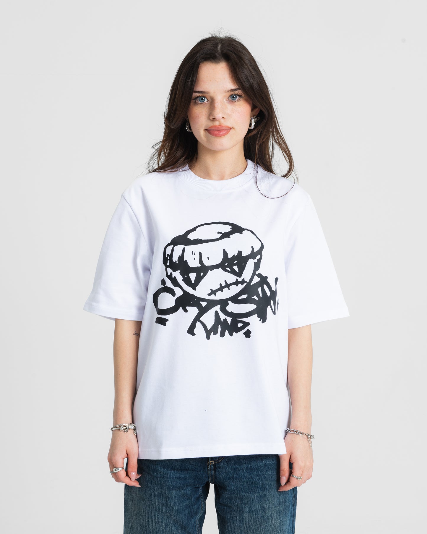 CRYSTALAND THUG WHITE T-SHIRT