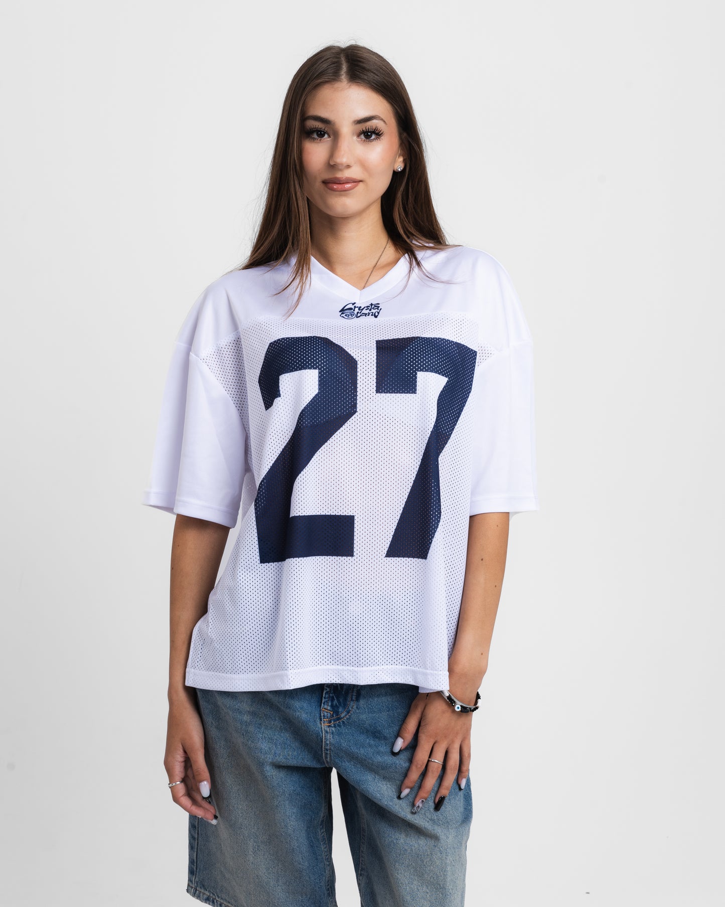 CRYSTALAND WHITE JERSEY