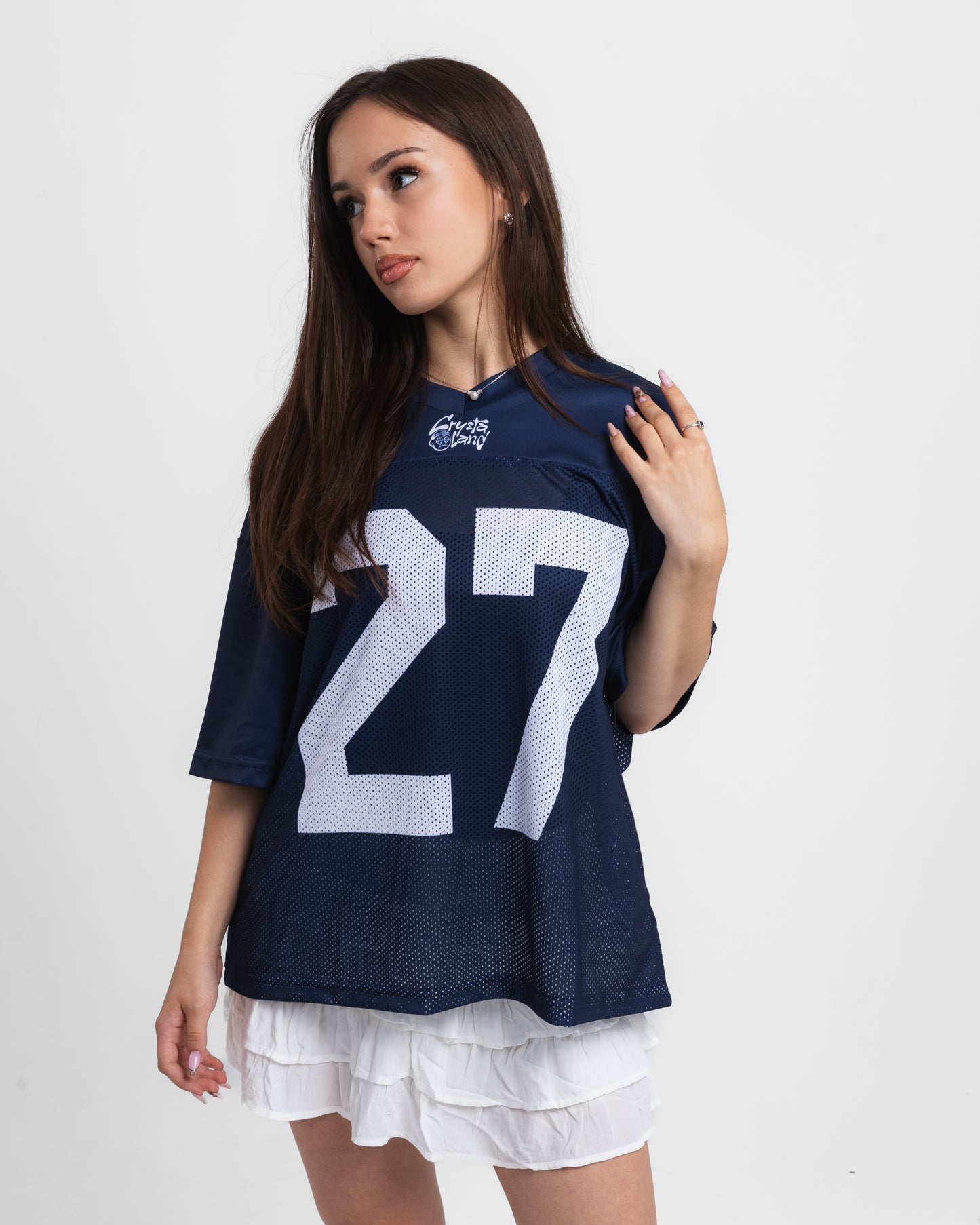 CRYSTALAND NAVY JERSEY