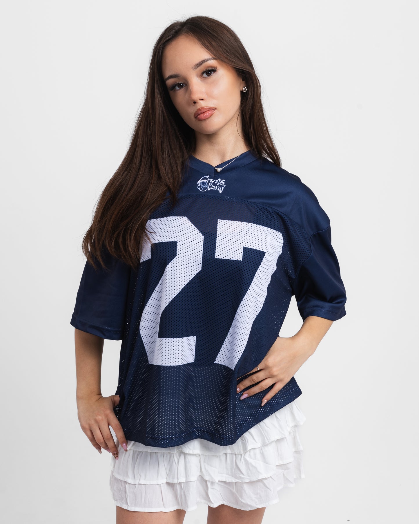 CRYSTALAND NAVY JERSEY