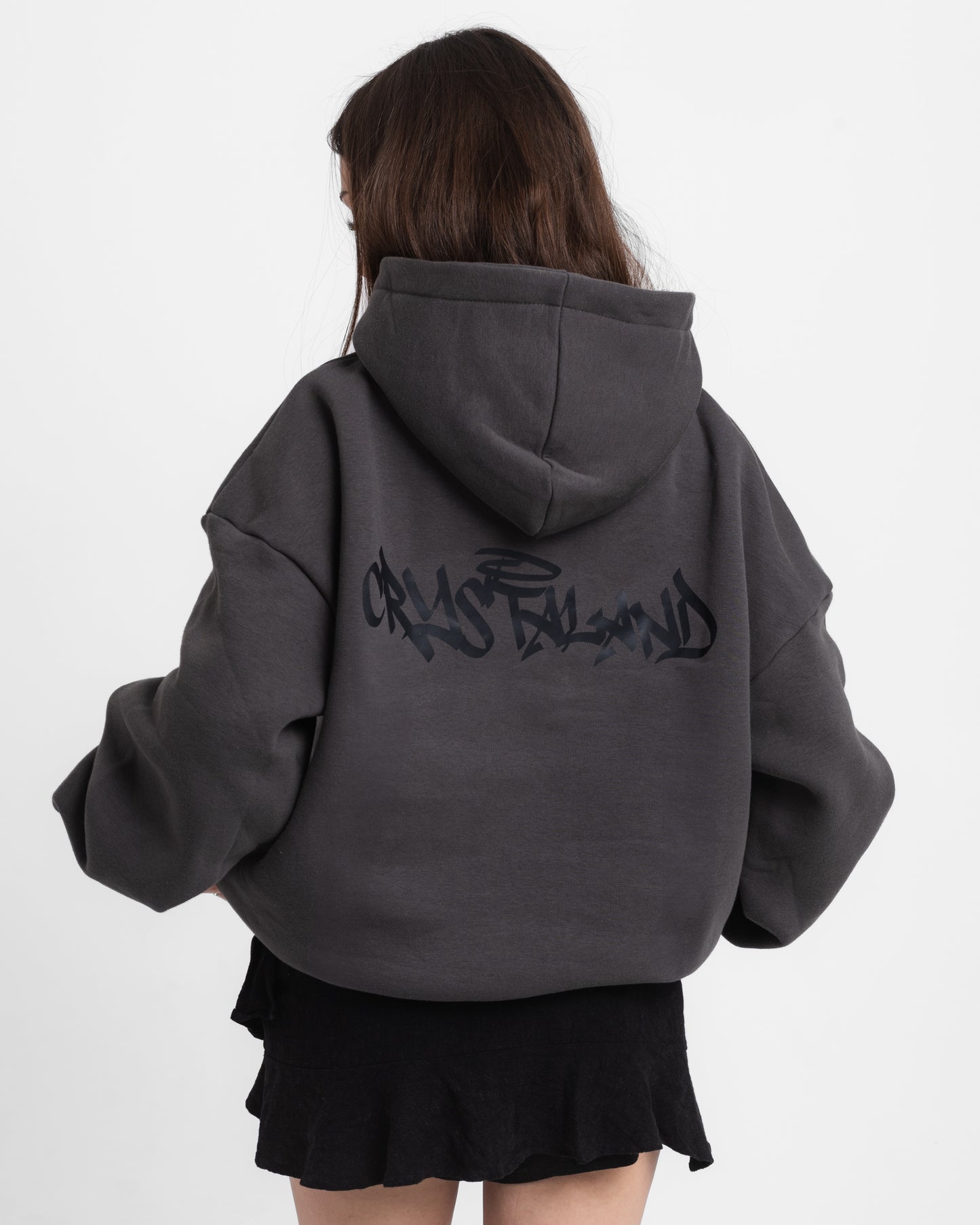 CRYSTALAND SHADOW GREY HOODIE