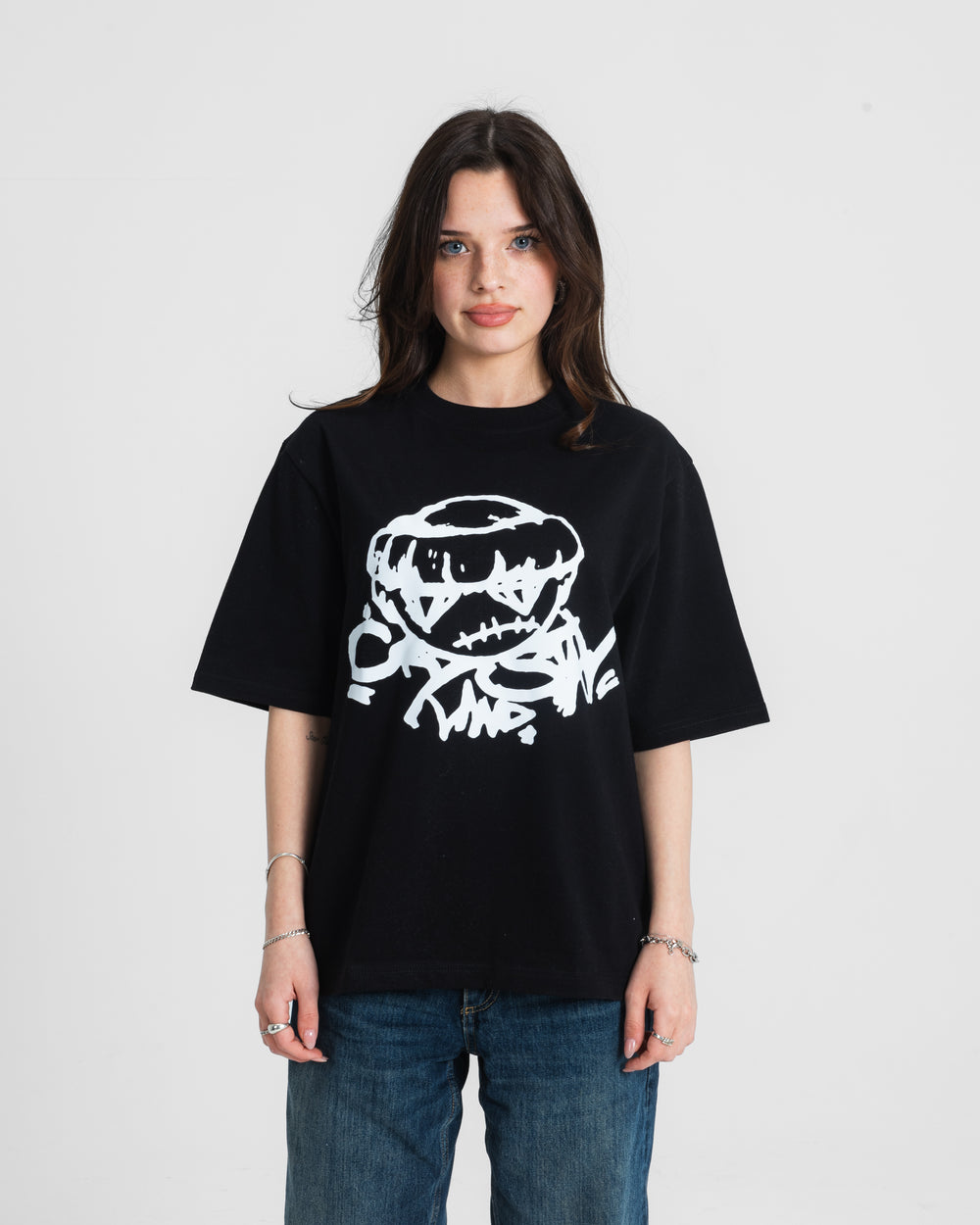 CRYSTALAND THUG BLACK T-SHIRT