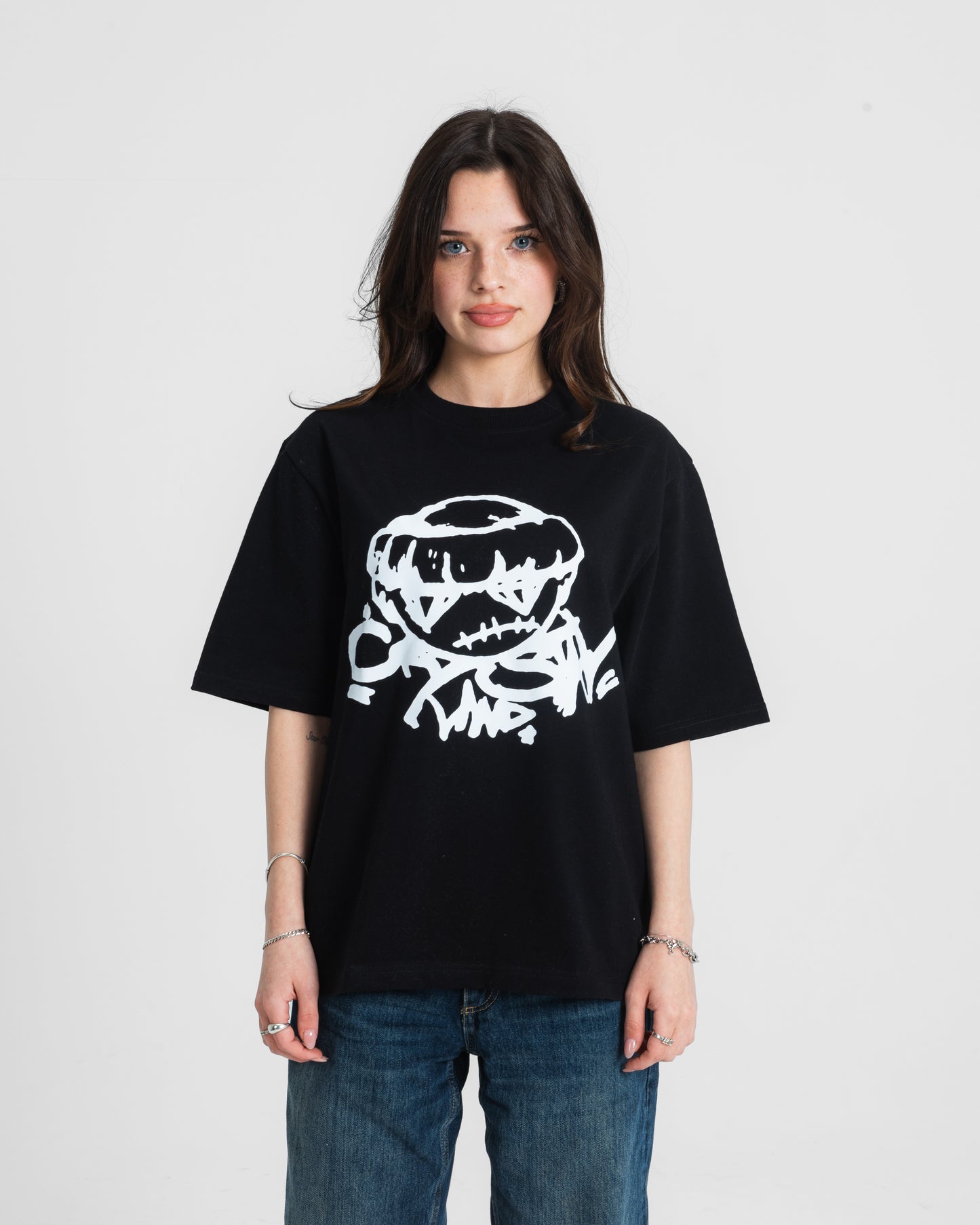 CRYSTALAND THUG BLACK T-SHIRT