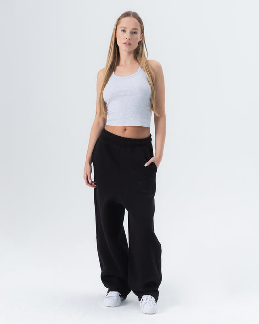 CRYSTALAND BLACK SWEATPANTS