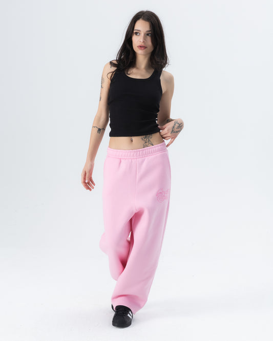 CRYSTALAND BABY PINK SWEATPANTS