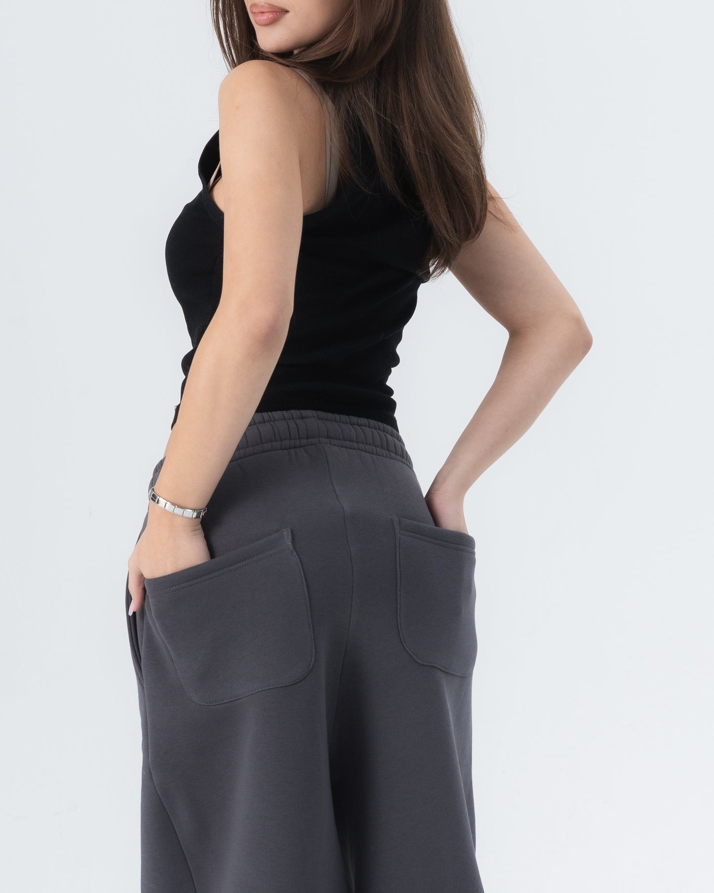 CRYSTALAND GREY SWEATPANTS