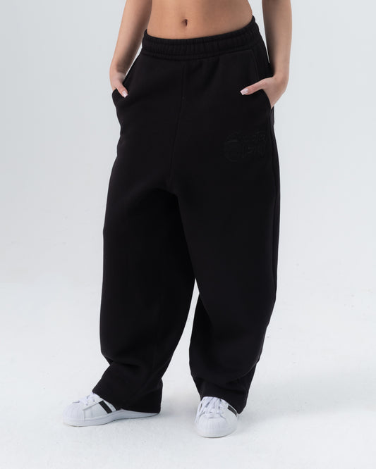 CRYSTALAND BLACK SWEATPANTS