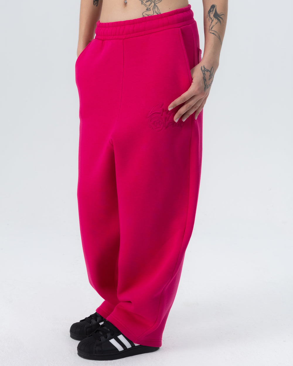 CRYSTALAND HOT PINK SWEATPANTS