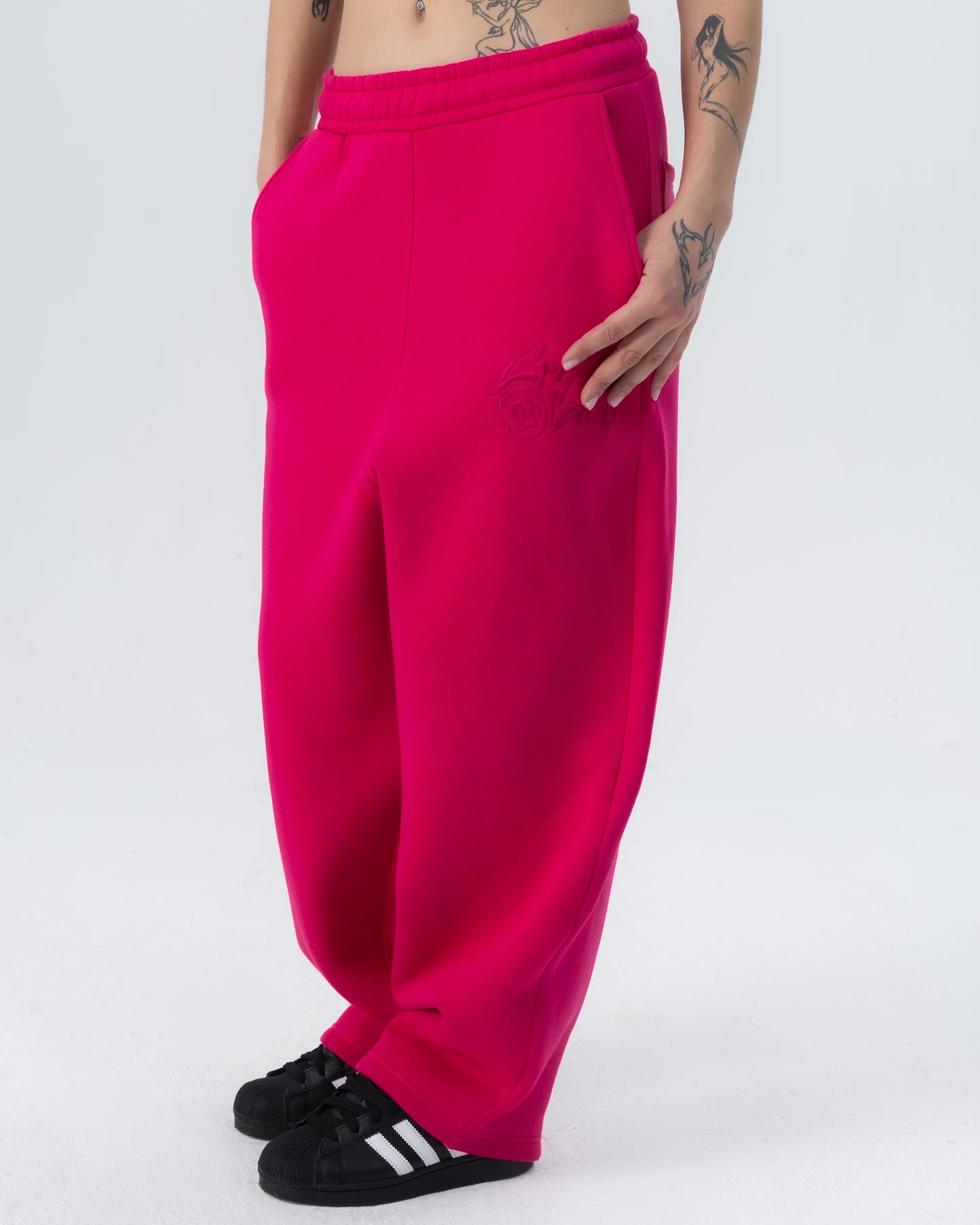 CRYSTALAND HOT PINK SWEATPANTS