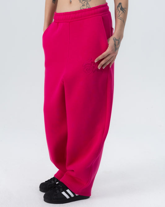 CRYSTALAND HOT PINK SWEATPANTS