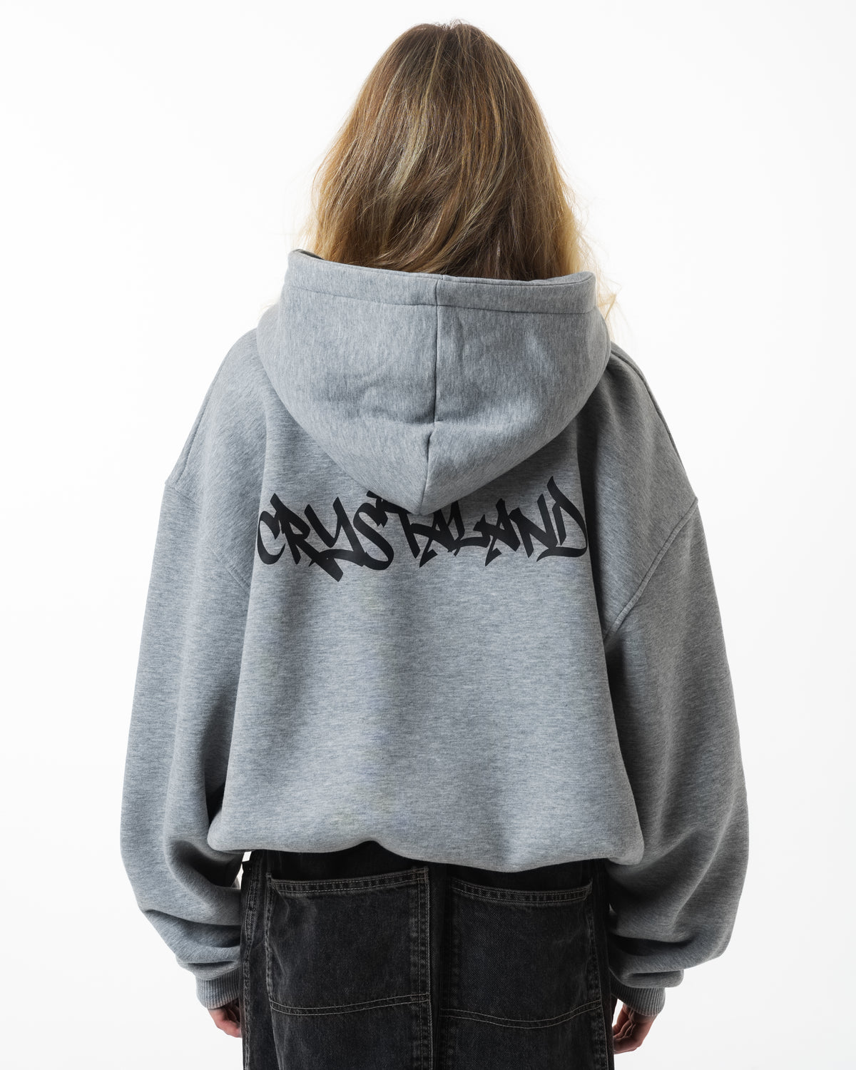 CRYSTALAND GREY HOODIE