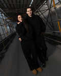 CRYSTALAND BLACK SWEATPANTS