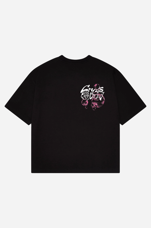 CRYSTALAND BUBBLE BLACK T-SHIRT