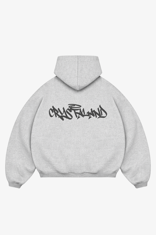 CRYSTALAND GREY HOODIE