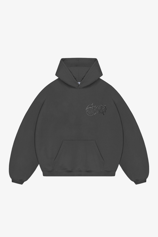 CRYSTALAND BASIC SHADOW GREY HOODIE