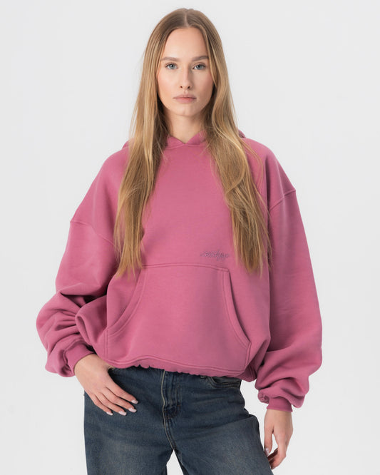 CRYSTALAND ESSENTIAL DUSTY ROSE HOODIE
