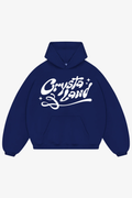 CRYSTALAND PUFF PRINT DARK NAVY HOODIE