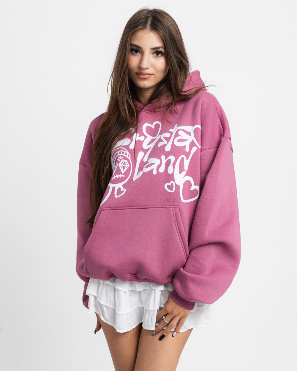 CRYSTALAND VALENTINE'S DAY ROSE HOODIE