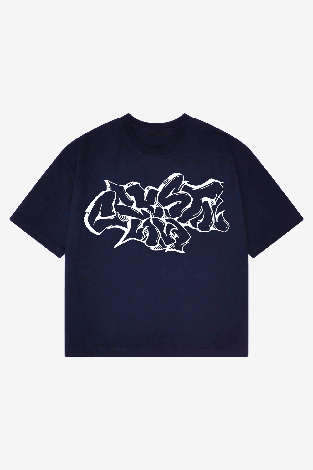 CRYSTALAND GRAFITTI DARK NAVY T-SHIRT