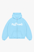 CRYSTALAND BABY BLUE ZIP UP HOODIE
