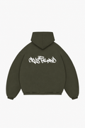CRYSTALAND KHAKI HOODIE