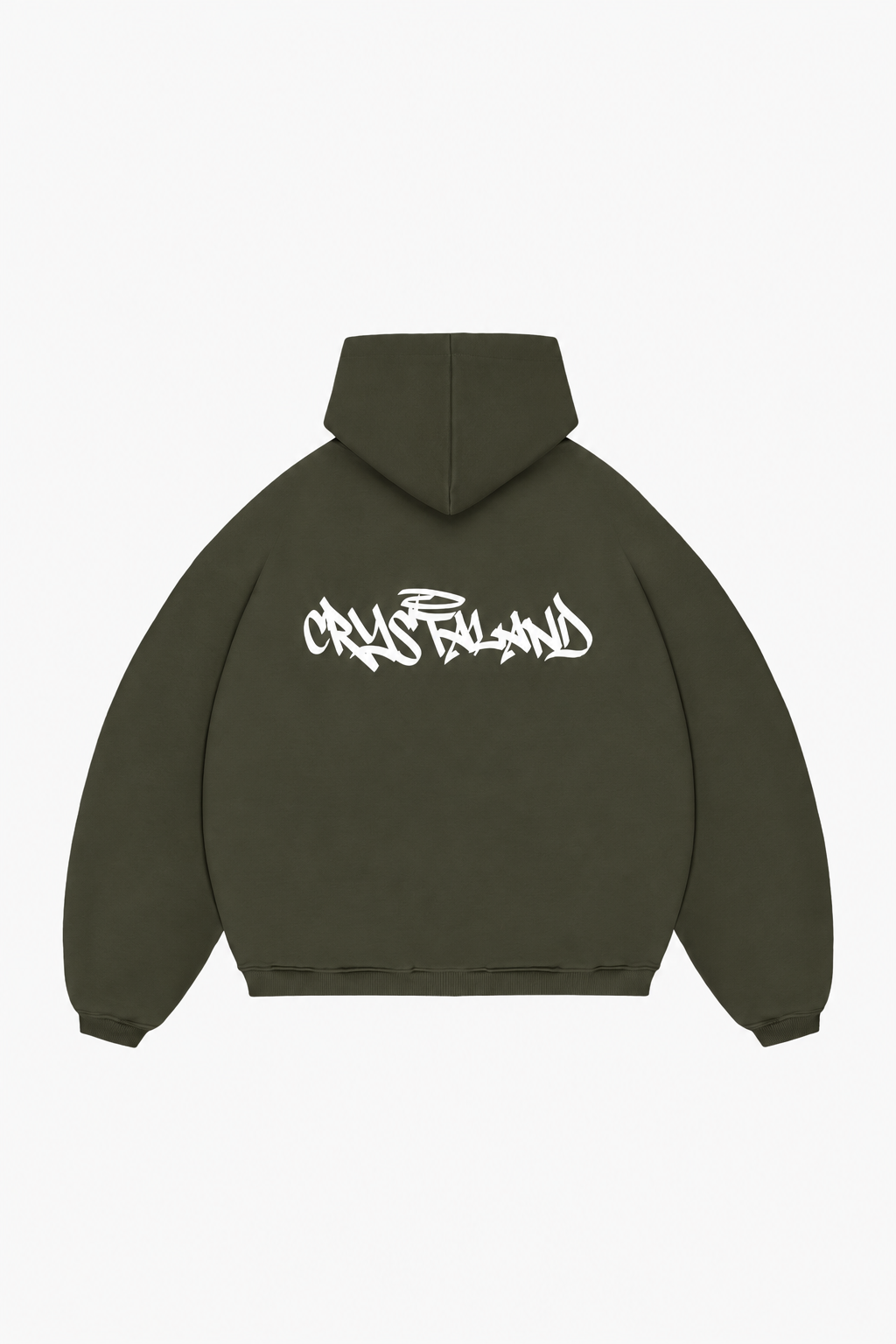 CRYSTALAND KHAKI HOODIE