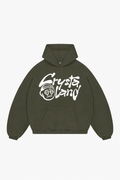 CRYSTALAND KHAKI HOODIE