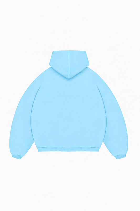 CRYSTALAND BABY BLUE ZIP UP HOODIE