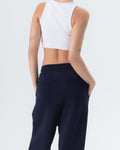 CRYSTALAND NAVY SWEATPANTS