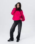CRYSTALAND ESSENTIAL HOT PINK HOODIE