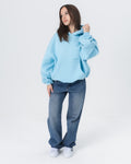 CRYSTALAND ESSENTIAL BABY BLUE HOODIE