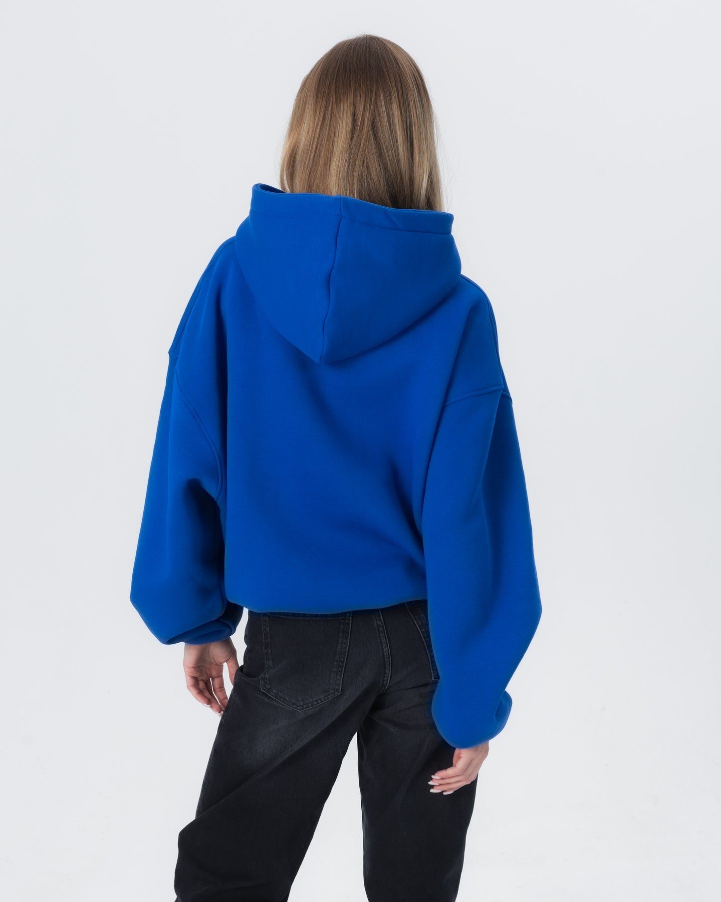 CRYSTALAND ESSENTIAL CORNFLOWER HOODIE