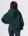 CRYSTALAND ESSENTIAL FOREST GREEN HOODIE