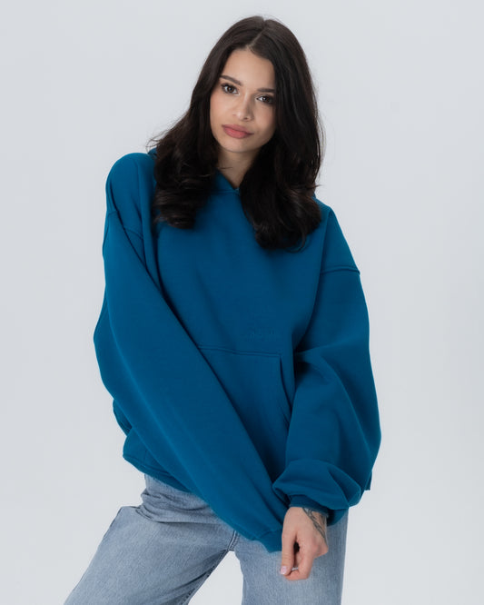 CRYSTALAND ESSENTIAL PETROL HOODIE
