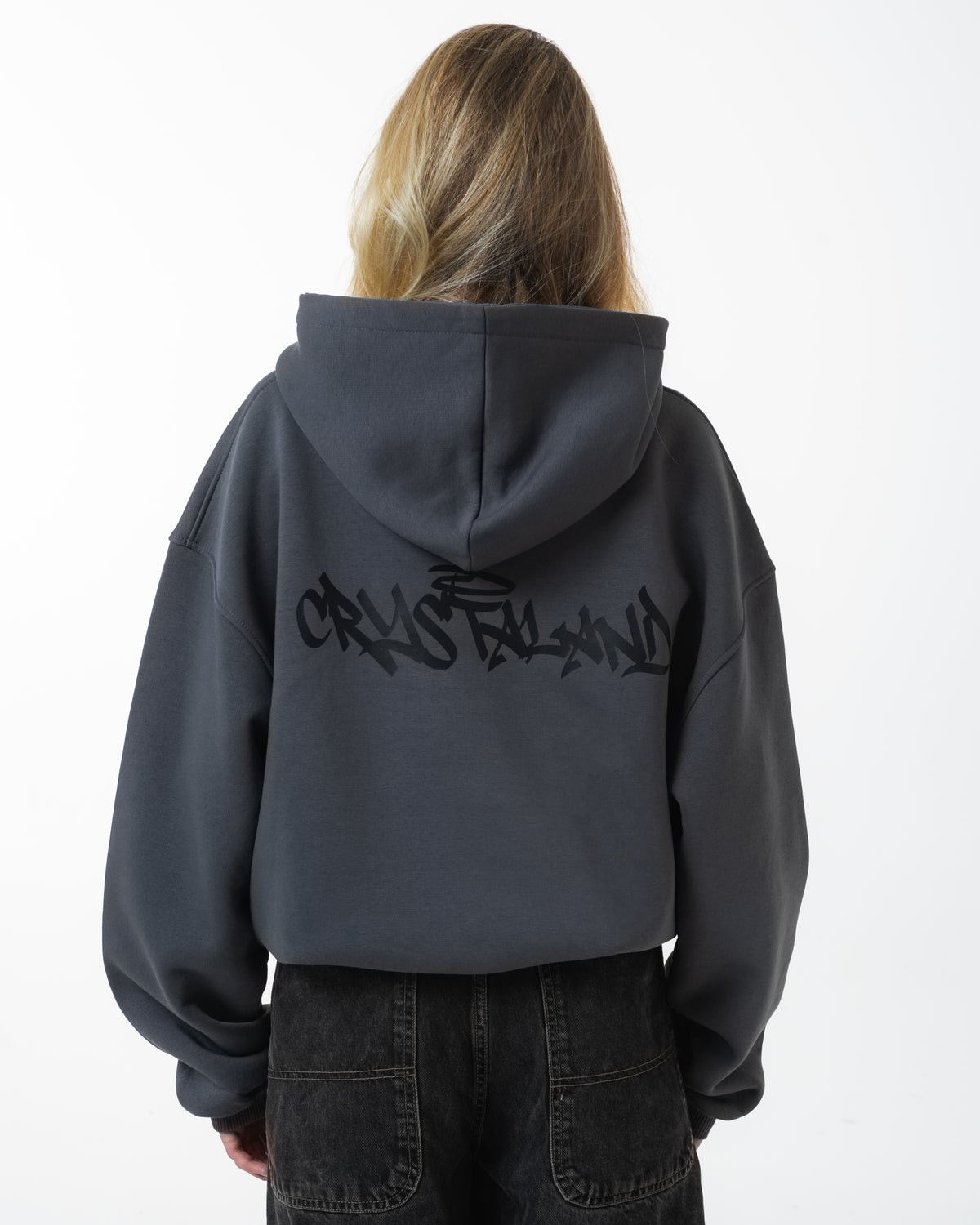 CRYSTALAND SHADOW GREY HOODIE