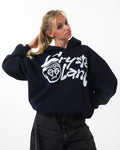 CRYSTALAND DARK NAVY HOODIE