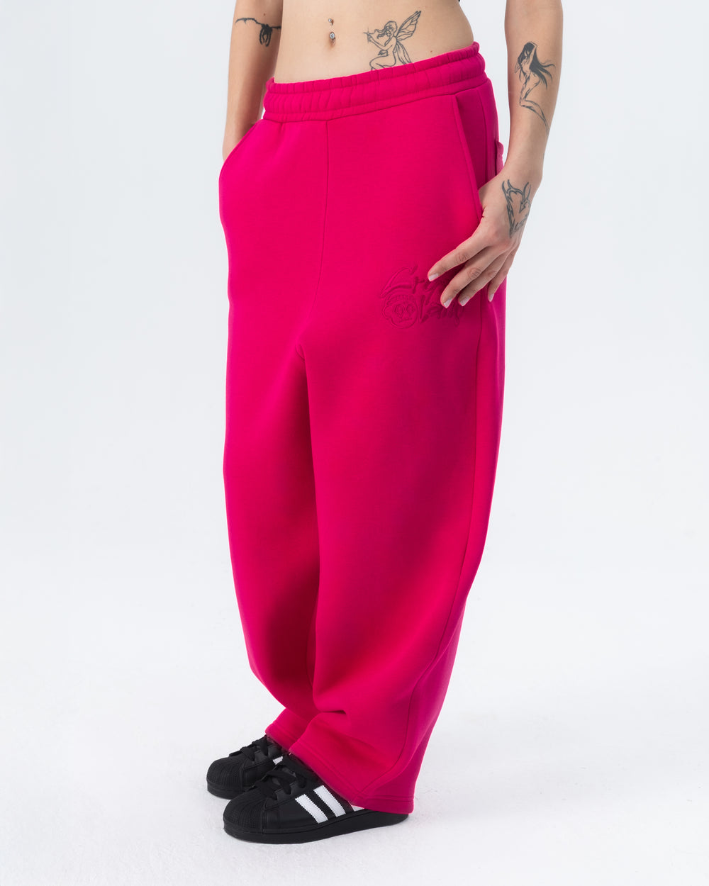 CRYSTALAND HOT PINK SWEATPANTS