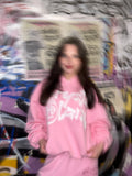CRYSTALAND BABY PINK HOODIE