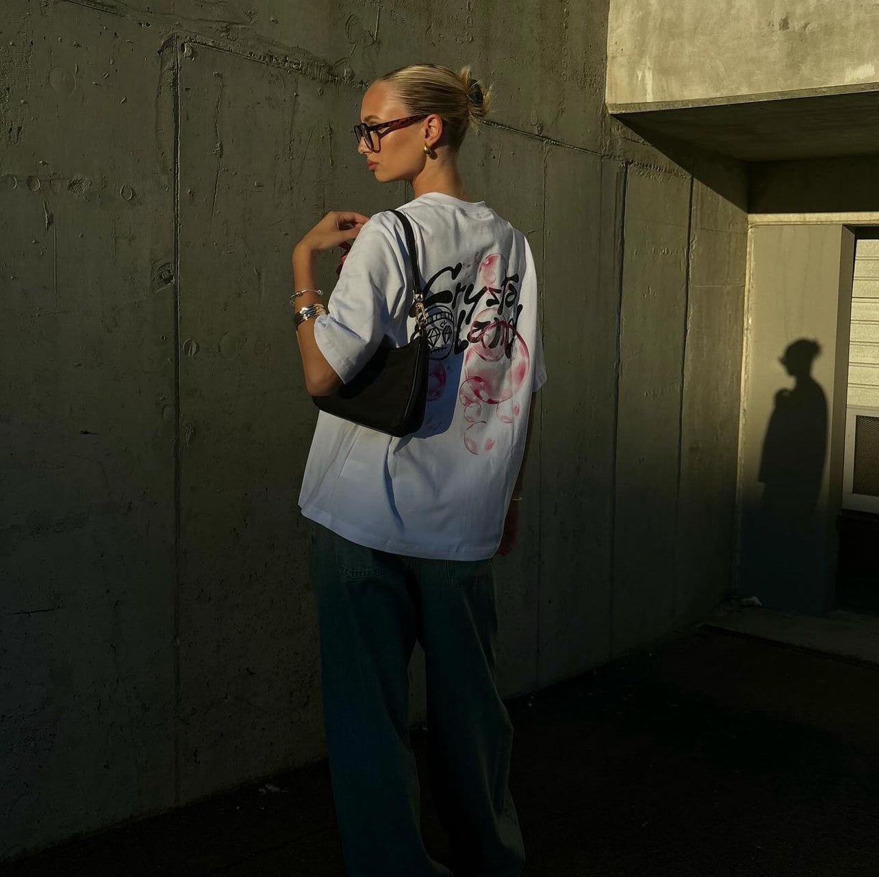 CRYSTALAND BUBBLE WHITE T-SHIRT