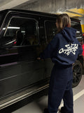 CRYSTALAND STAR PUFF PRINT NAVY HOODIE