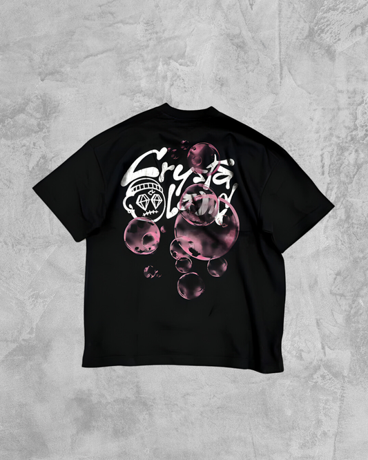 CRYSTALAND BUBBLE BLACK T-SHIRT